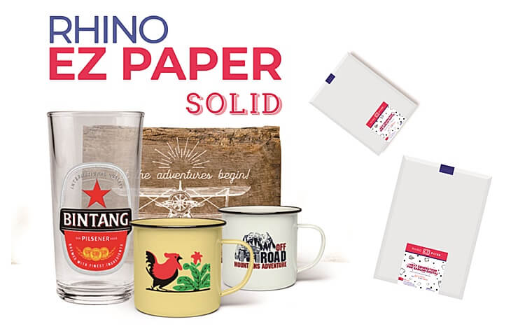 SABLON CUSTOM MERCHANDISE WITH RHINO EZ PAPER SOLID