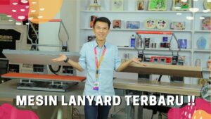 mesin press tali lanyard