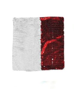 Pillow Cover Red Polyester 41 x 41cm