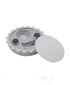 Bottle Cap Shape With Bottle Opener - White