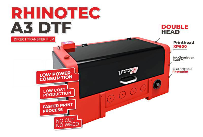 Mesin Cetak Sablon Digital DTF A3