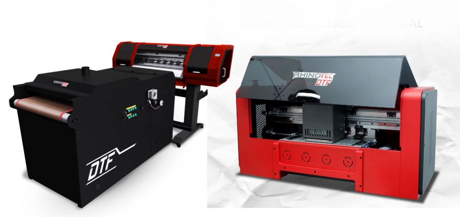Perbedaan Mesin DTF Large Format dan DTF Mini