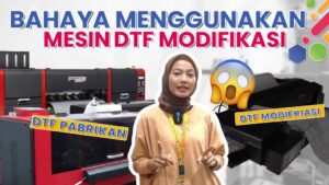 Perbedaan Mesin Sablon DTF Pabrikan dan Rakitan