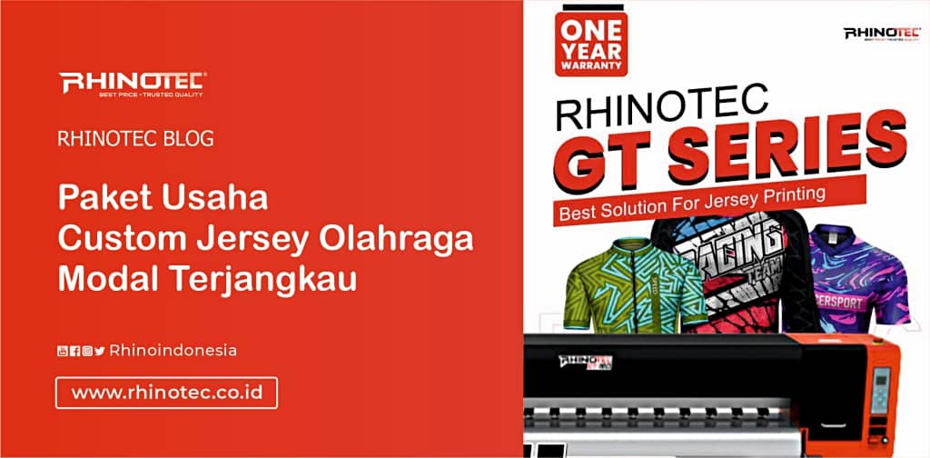 Paket Usaha Custom Jersey Olahraga Modal Terjangkau