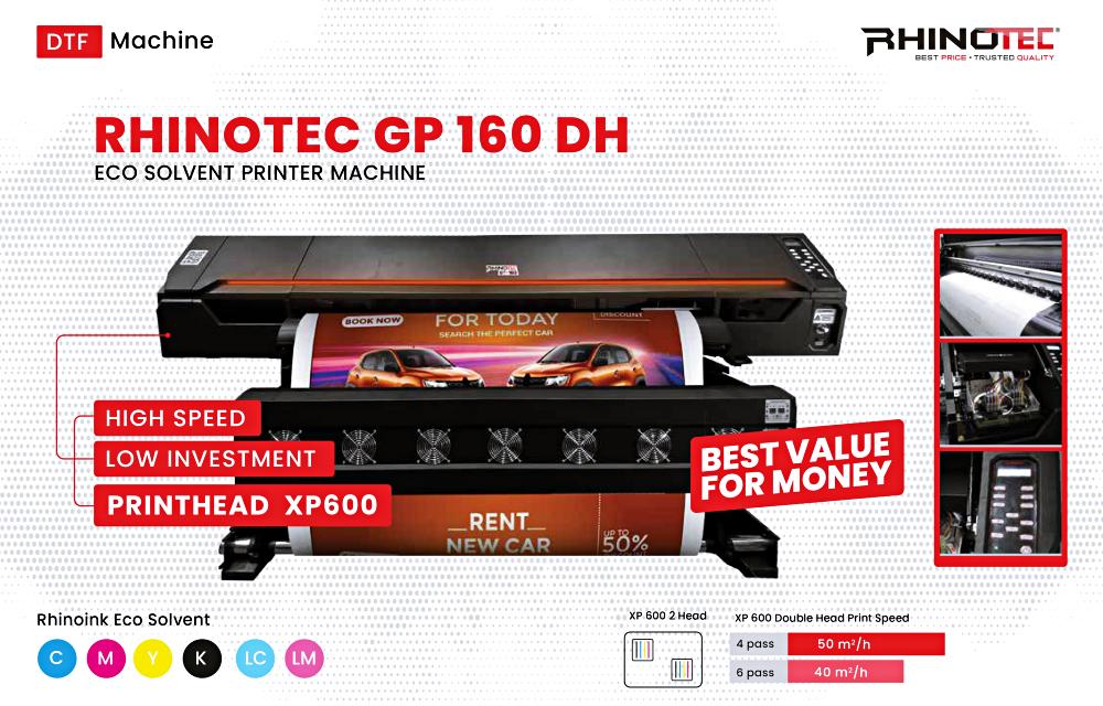 Mesin Printing Eco Solvent GT-160 DH