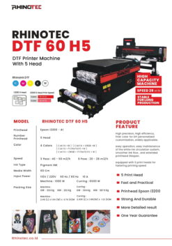 BROSUR RHINOTEC DTF 60 H5