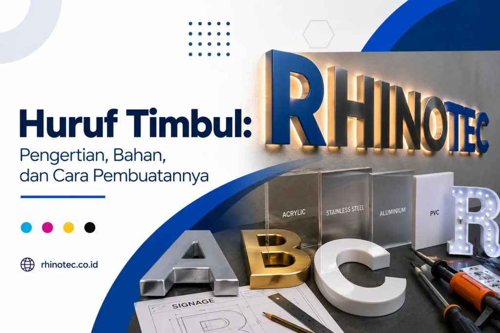 Huruf Timbul: Pengertian, Bahan, dan Cara Pembuatannya