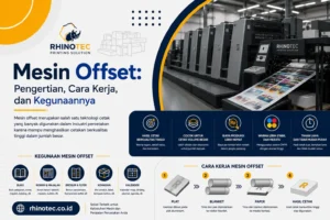 Mesin Offset: Pengertian, Cara Kerja, dan Kegunaannya
