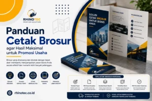 Panduan Cetak Brosur agar Hasil Maksimal untuk Promosi Usaha